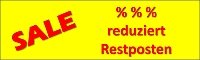 reduziert, Schnäppchen, Restposten